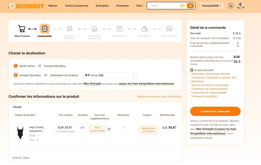 Payer votre panier