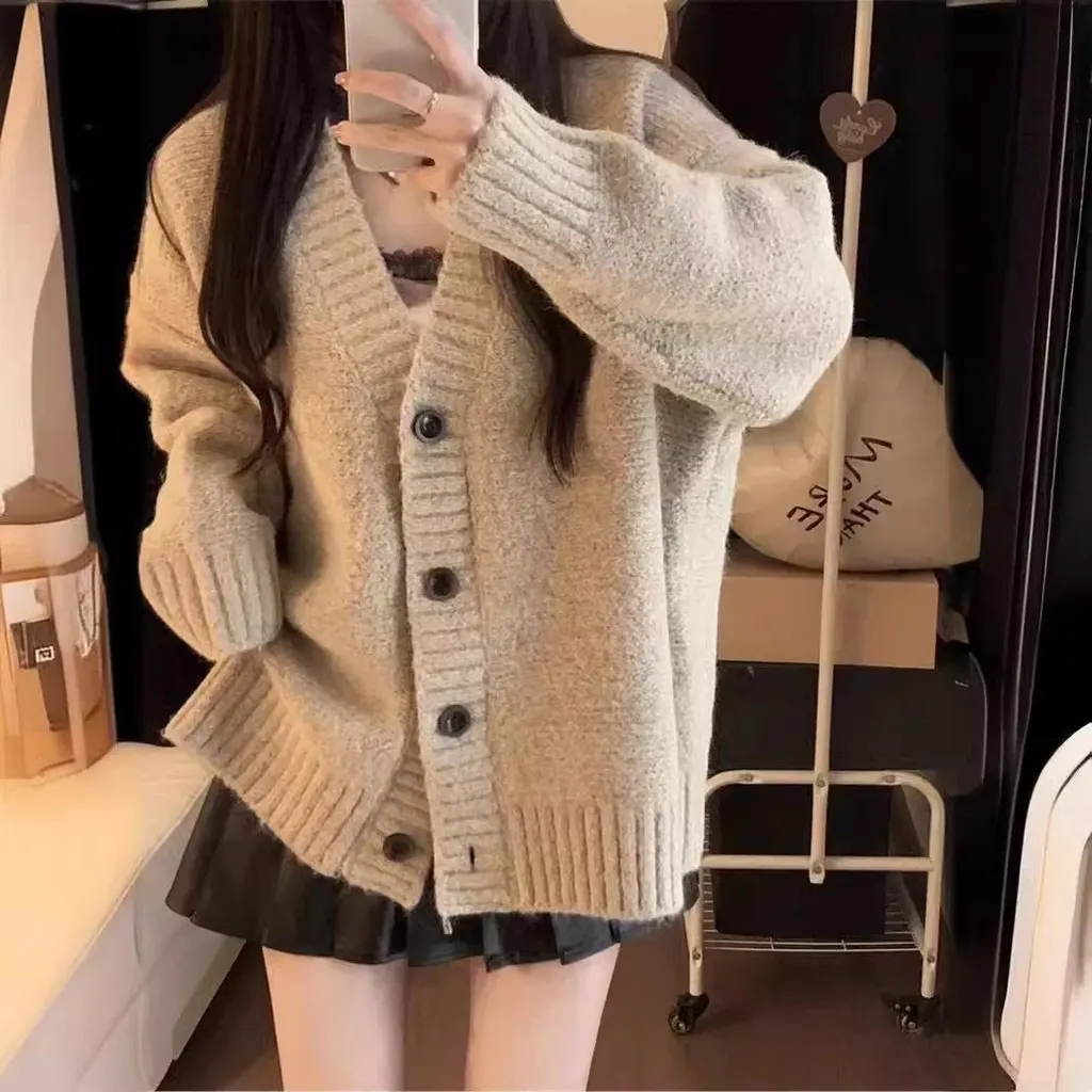 Cardigan en maille oversize