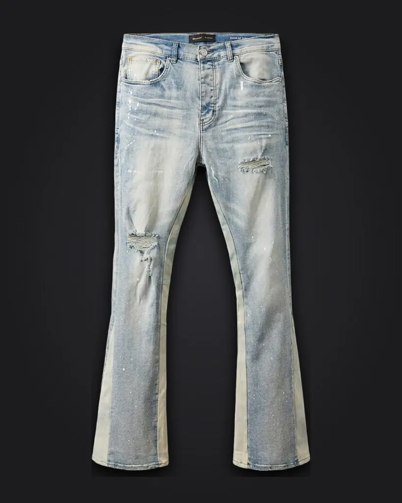 Jean flare Purple Brand