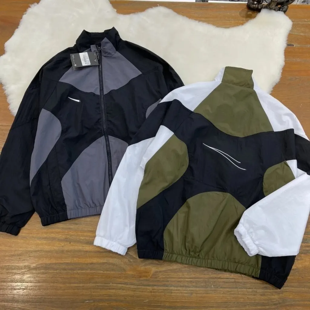 Veste coupe-vent colorblock