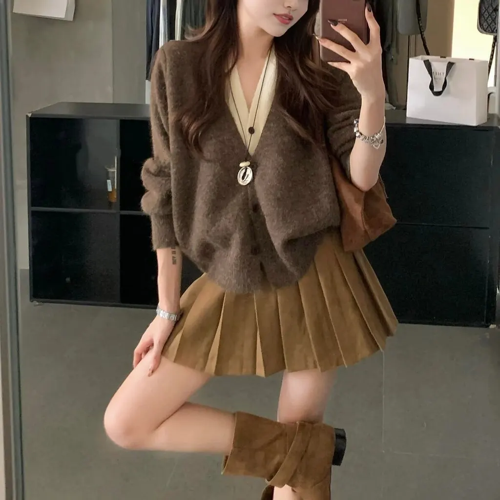 Cardigan faux deux-pièces