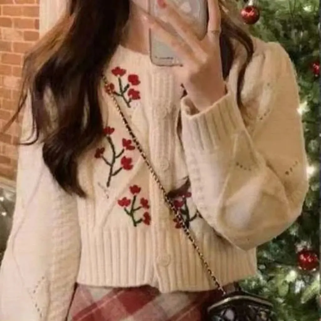 Cardigan court en maille