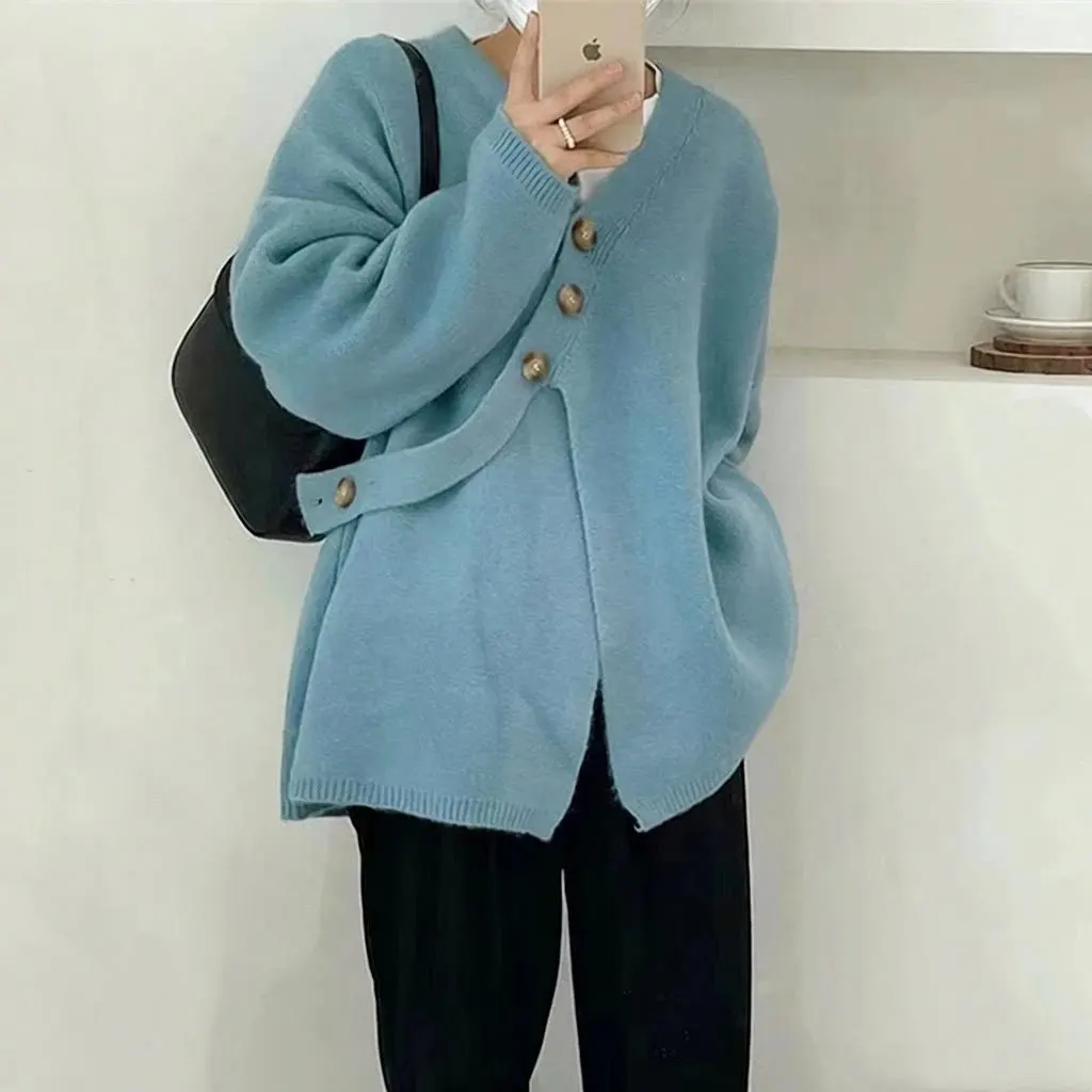 Cardigan oversize en maille