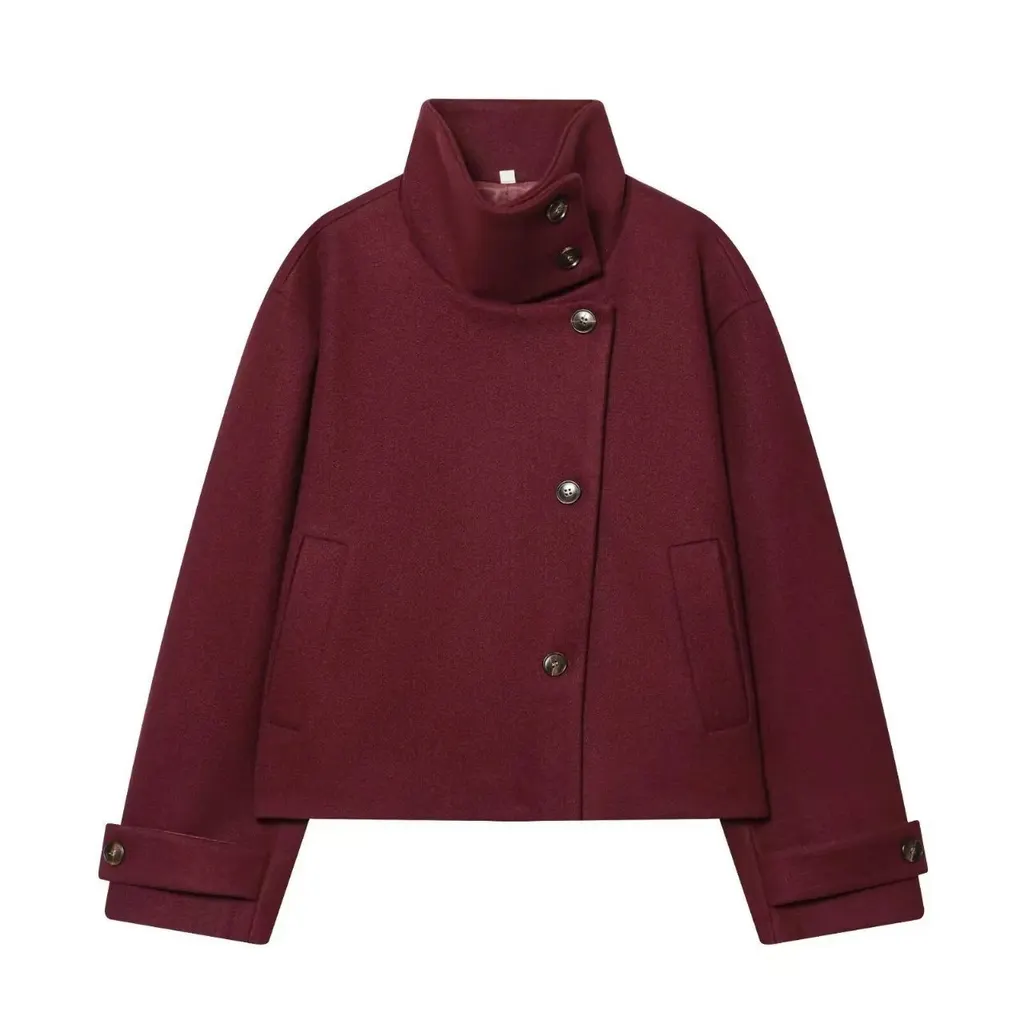 Veste courte col montant