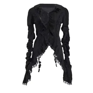 Blouse gothique à volants