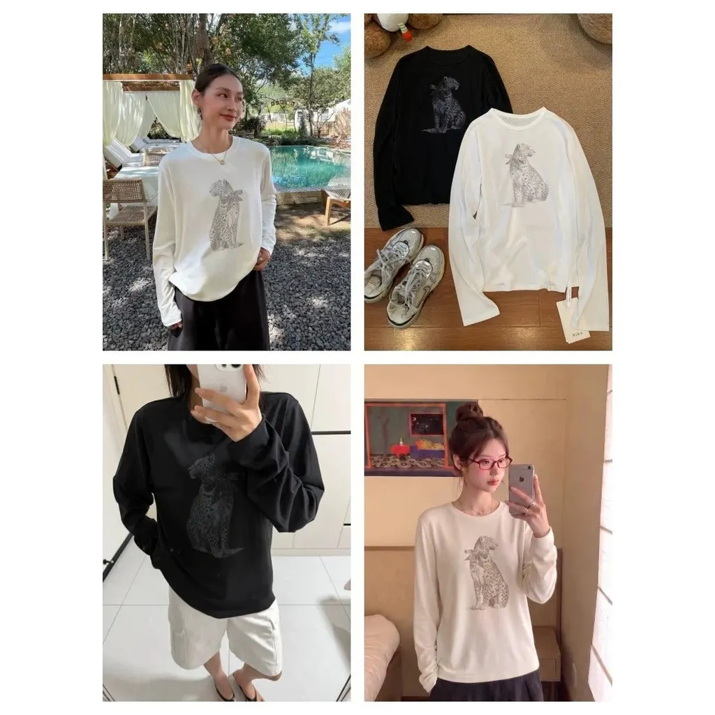 T-shirt imprimé léopard
