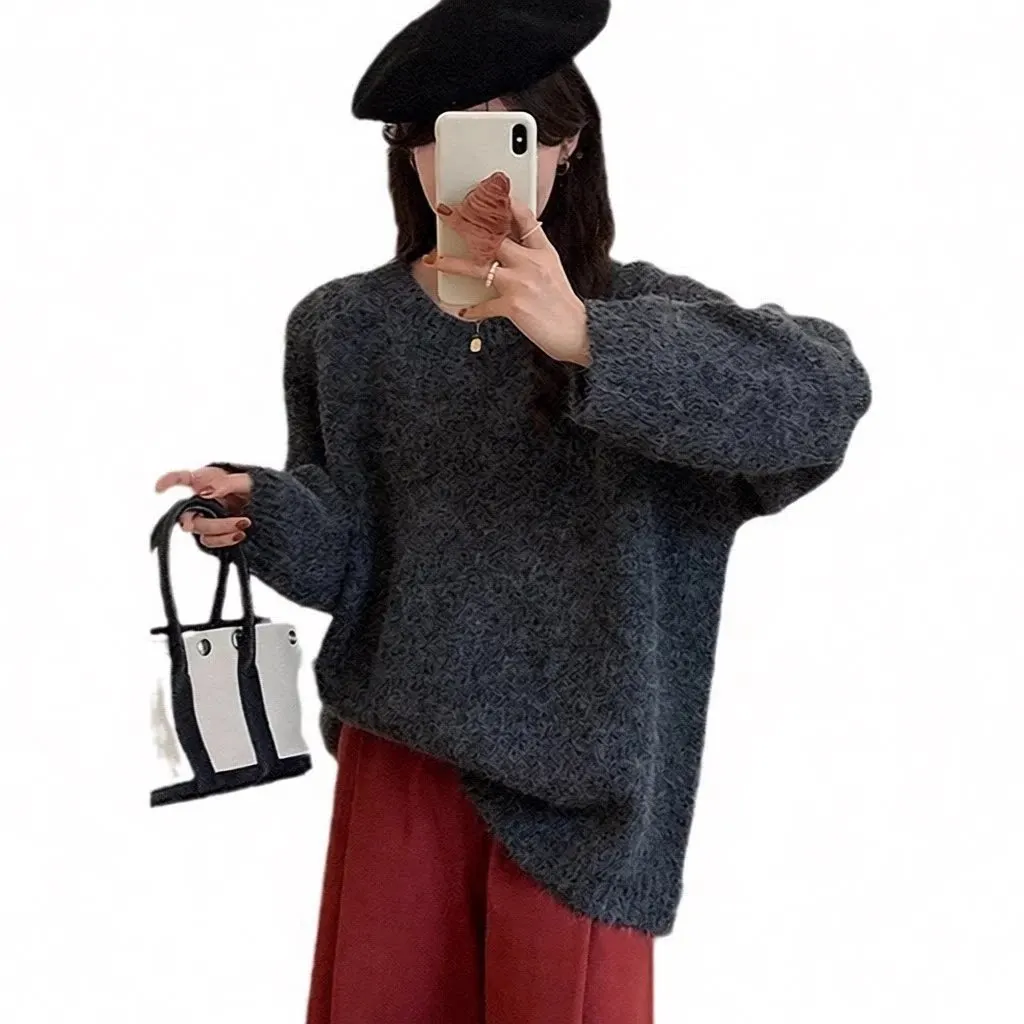 Pull oversize col rond