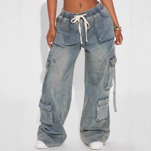 Jean cargo baggy