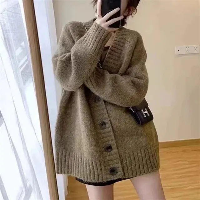 Cardigan en maille oversize
