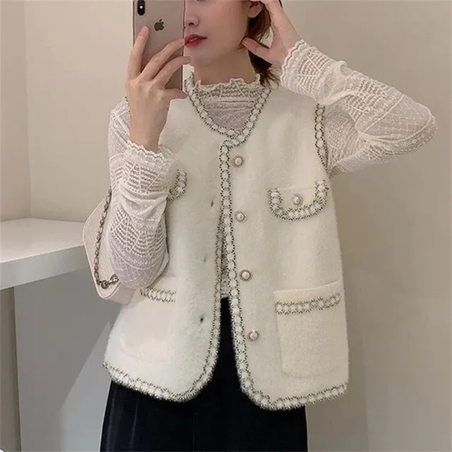 Gilet en fausse fourrure