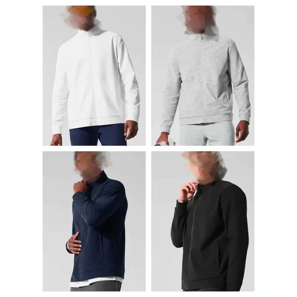 Veste zippée col montant