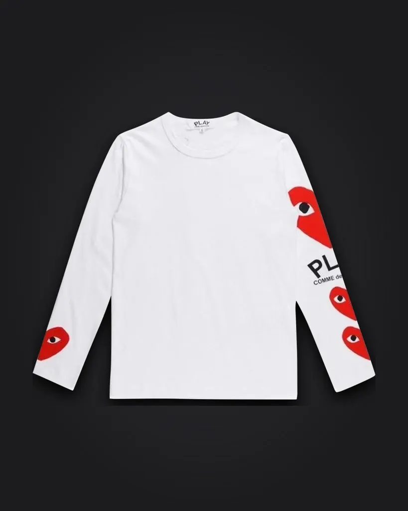 T-shirt manches longues Comme des Garçons PLAY