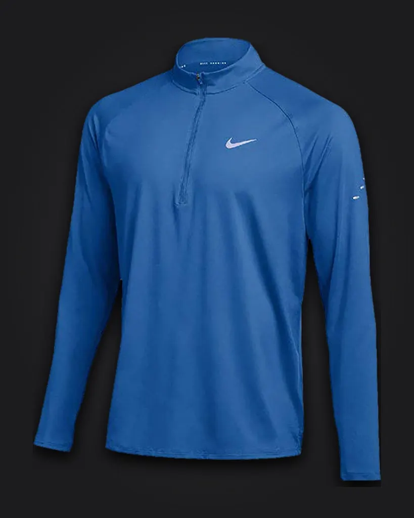 Haut running Nike demi-zip