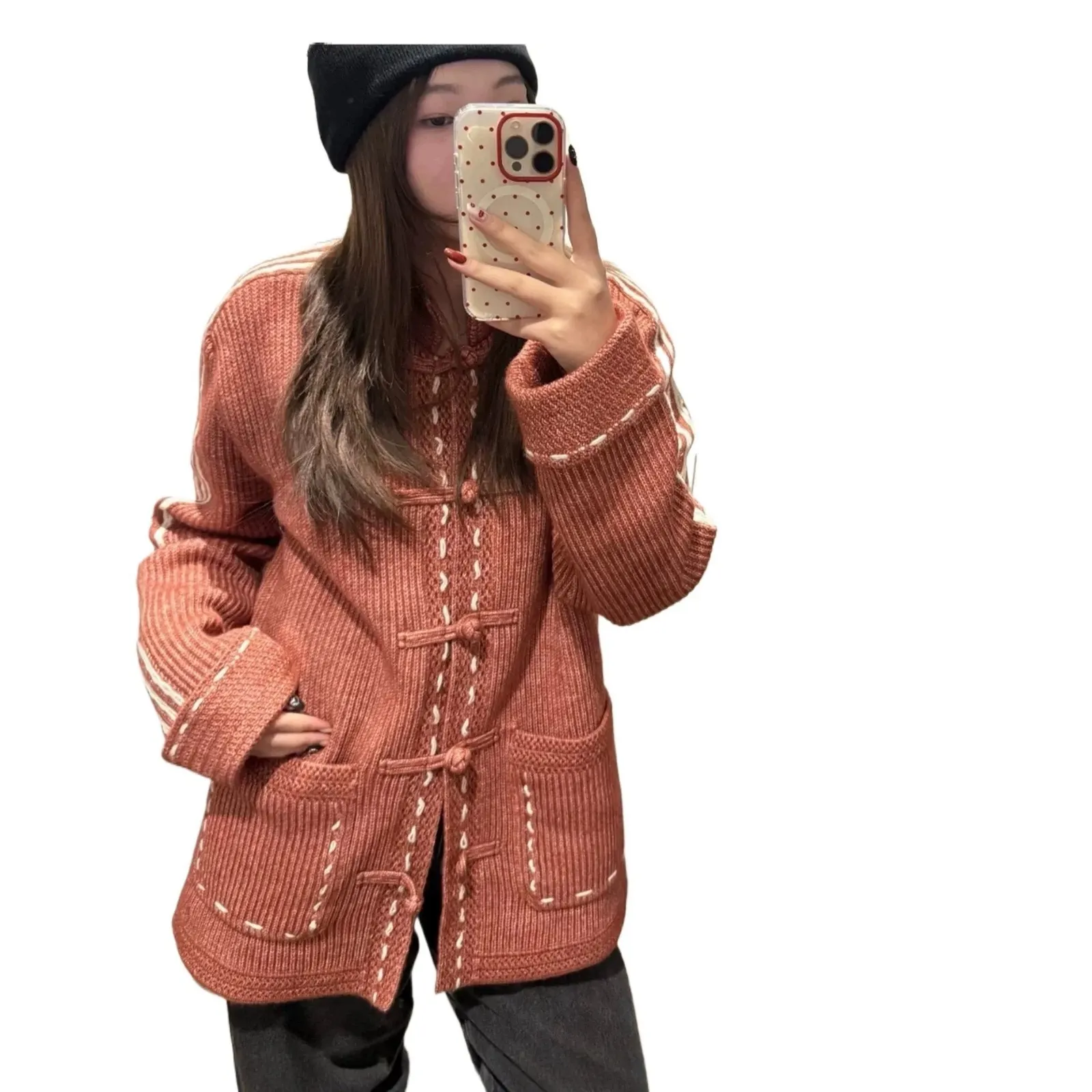 Cardigan Adidas col mao