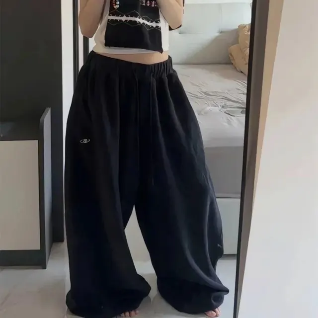 Jogging large taille haute
