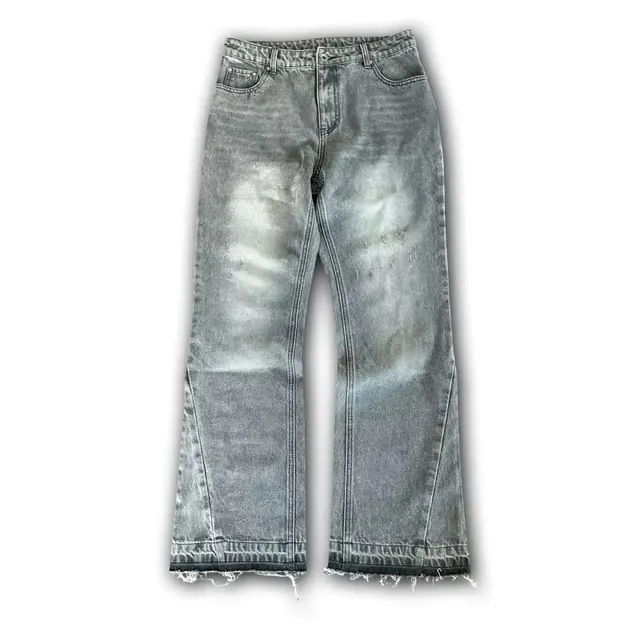 Jean flare délavé