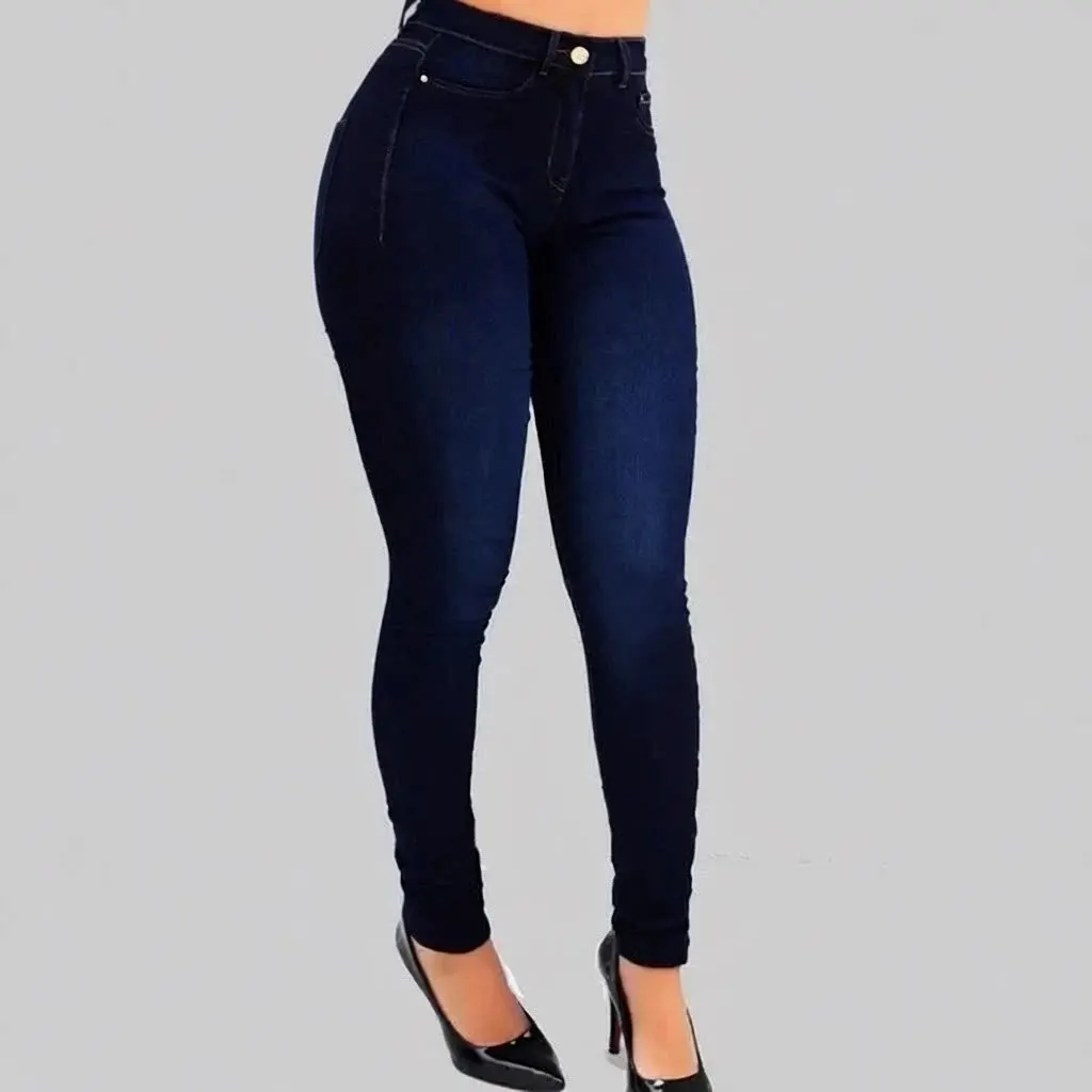 Jean skinny taille haute