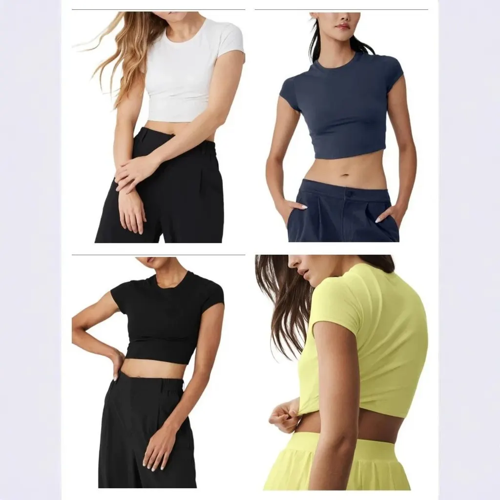 T-shirt crop basique