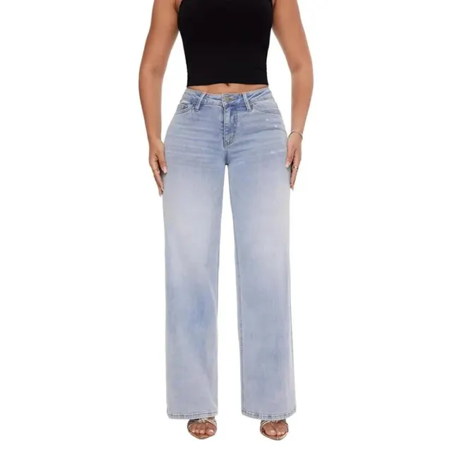 Jean large taille basse