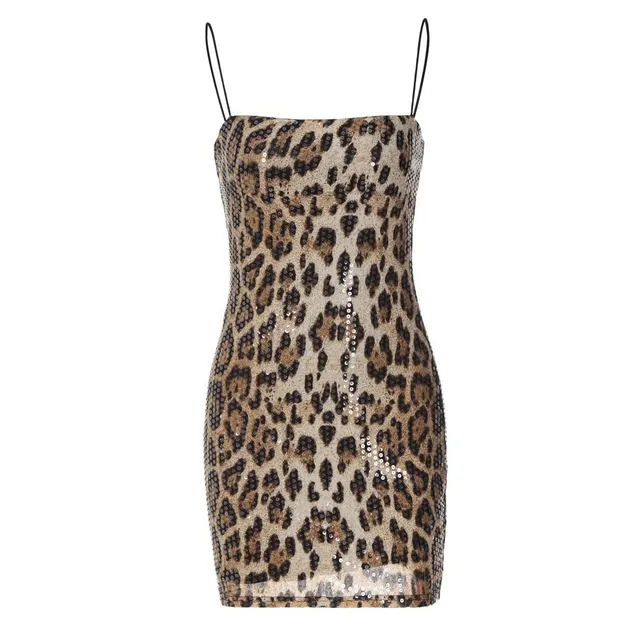 Robe moulante à sequins