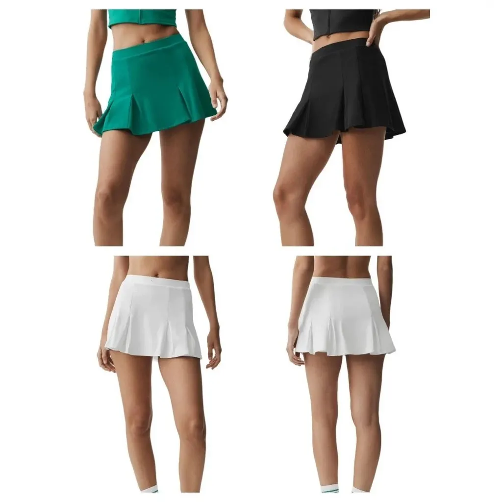 Jupe-short de tennis plissée