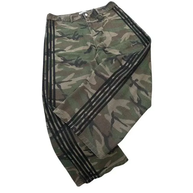 Jean baggy camouflage