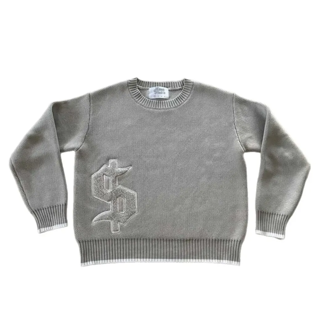 Pull en maille dollar gothique