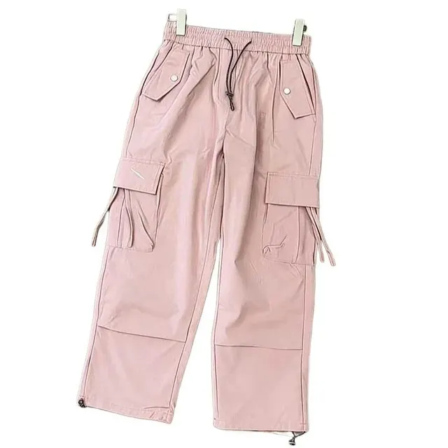 Pantalon cargo taille haute