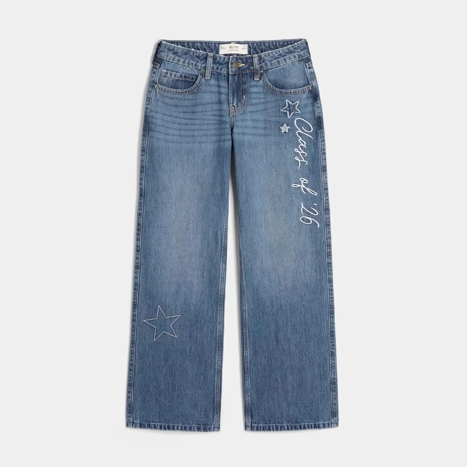 Jean large taille basse