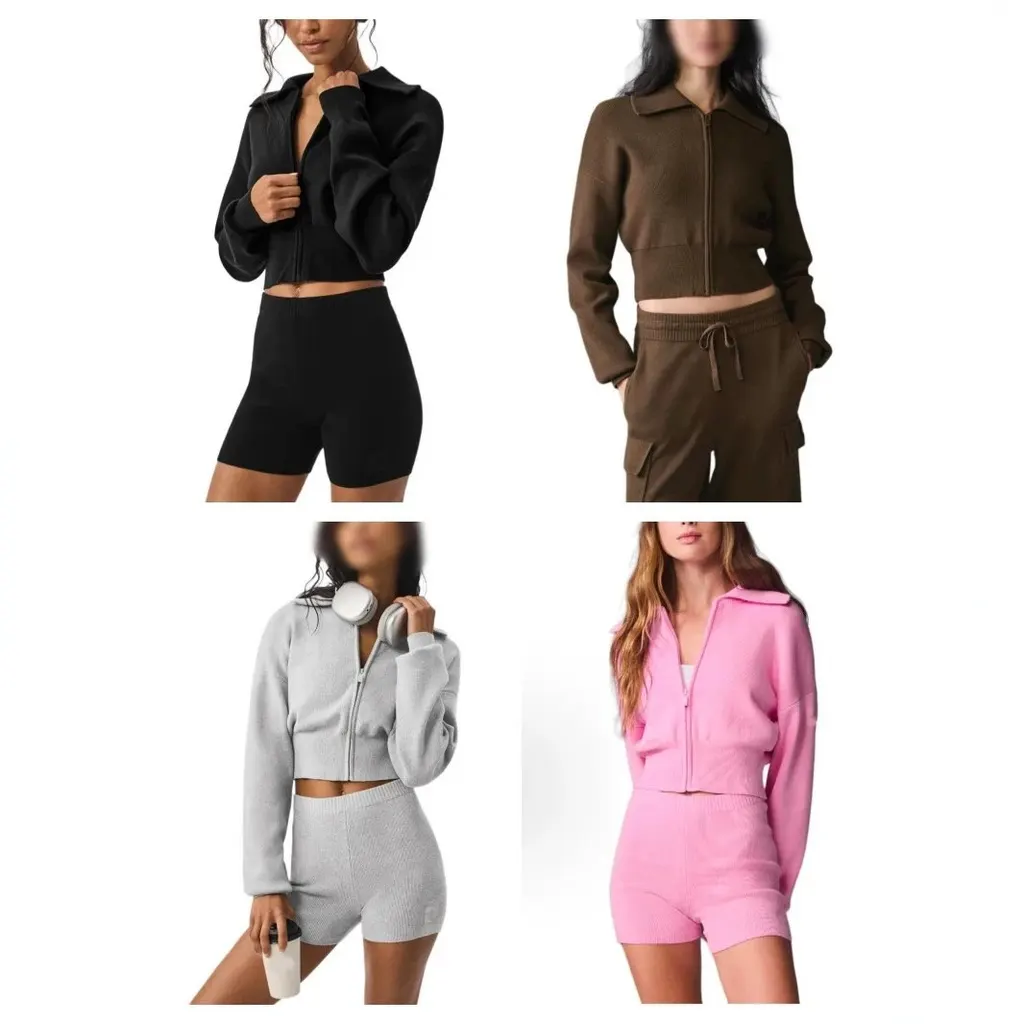 Veste zippée en maille