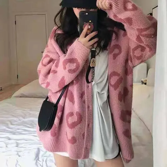 Cardigan oversize en maille