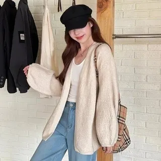 Cardigan en maille oversize