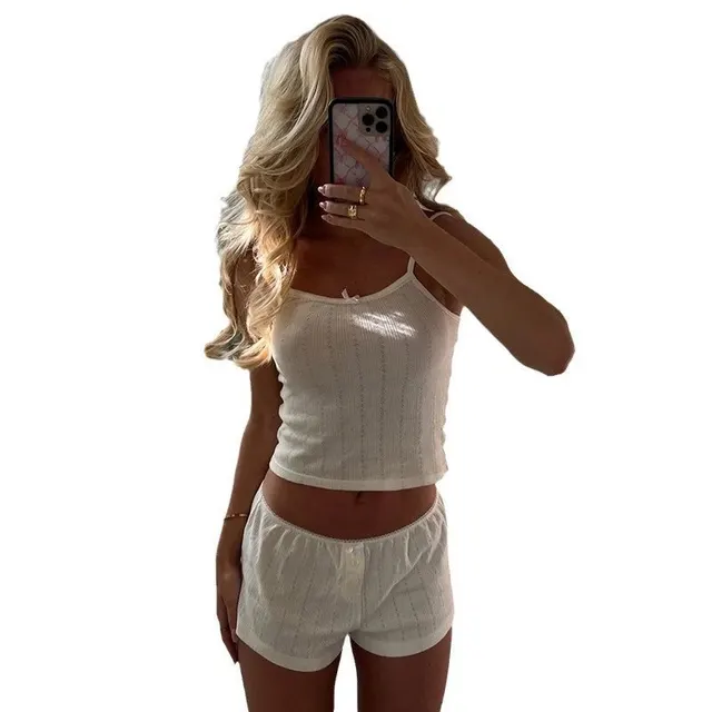 Ensemble pyjama caraco et short