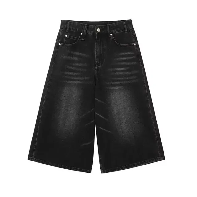 Short en jean large