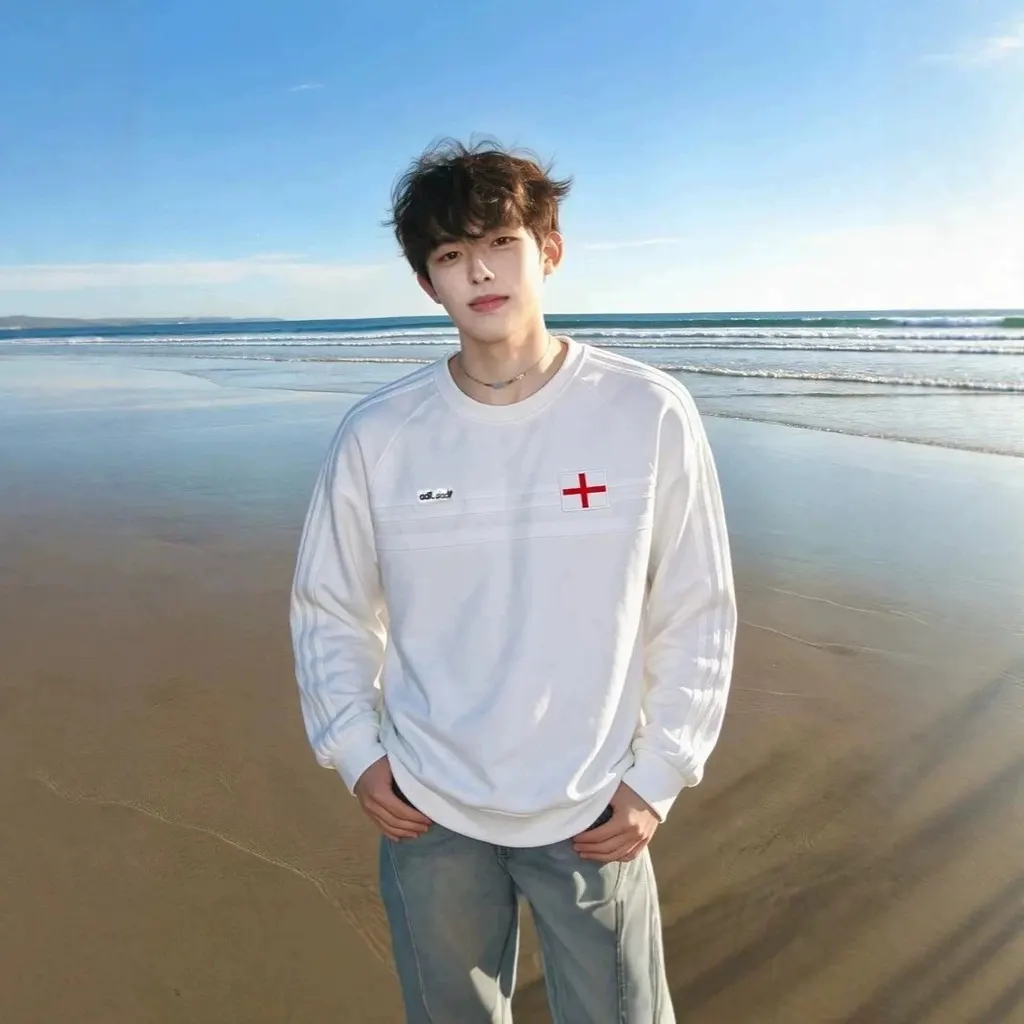 Sweat brodé drapeau Angleterre