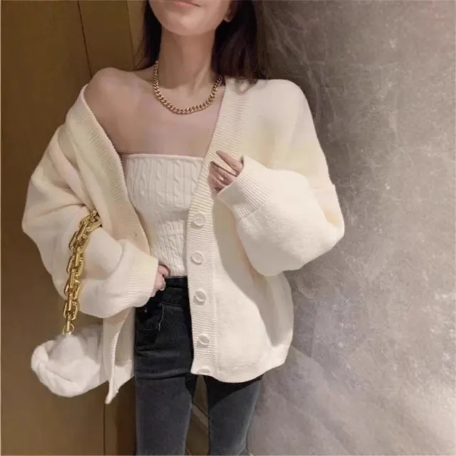Ensemble cardigan et bustier