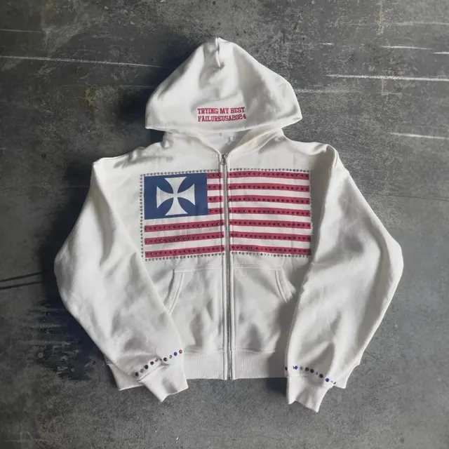 Hoodie zippé Failure USA