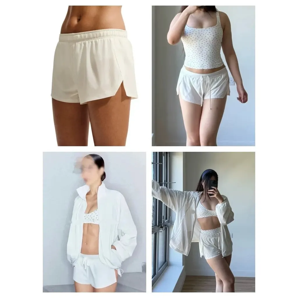Short de sport taille basse