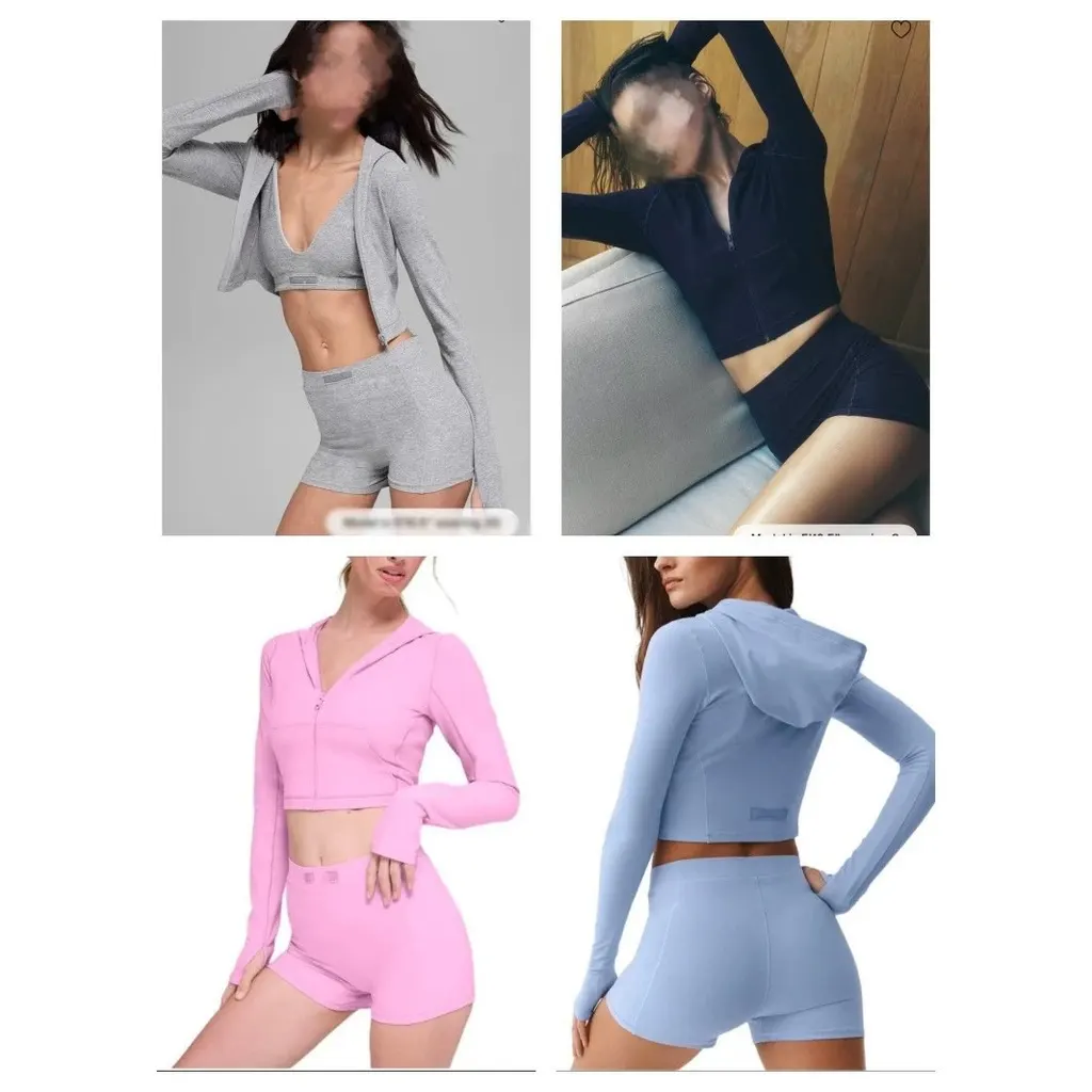 Ensemble sport à capuche