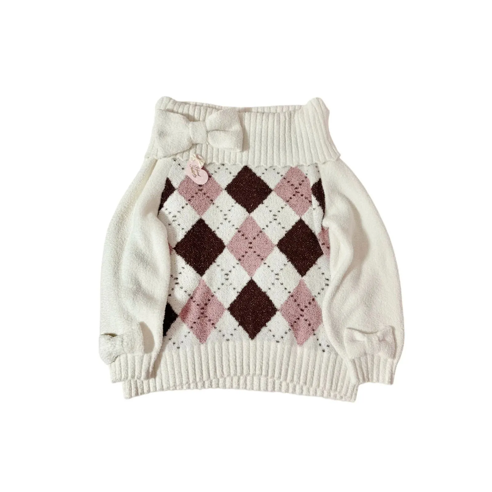 Pull épaules dénudées à nœud