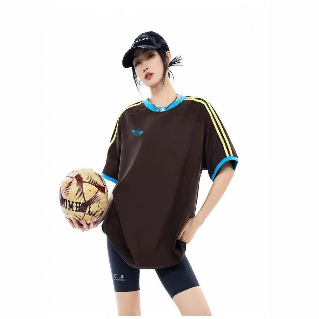 T-shirt oversize à trois bandes