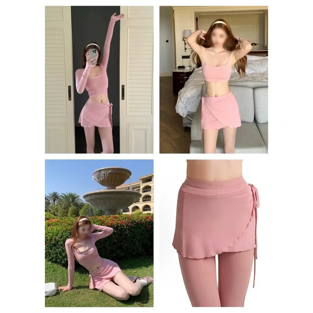 Jupe portefeuille yoga ballet