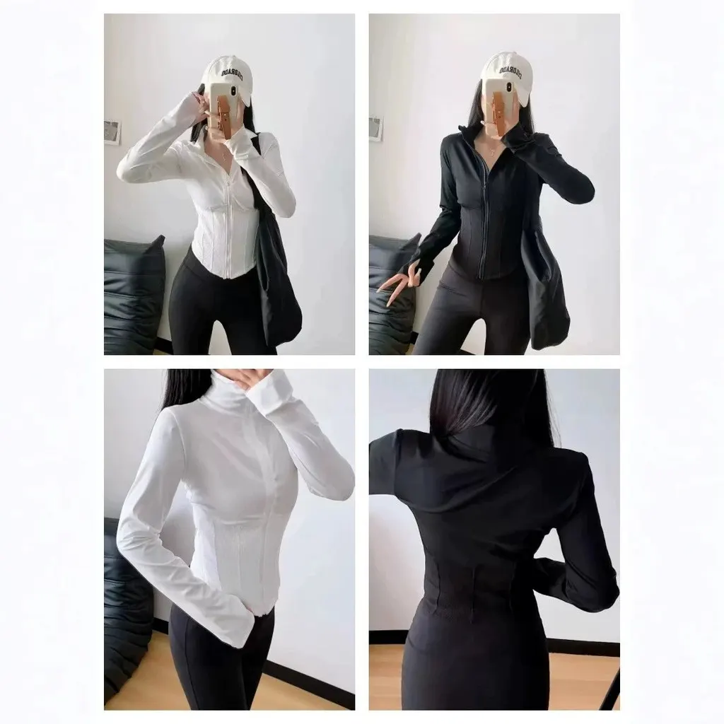 Veste de yoga zippée