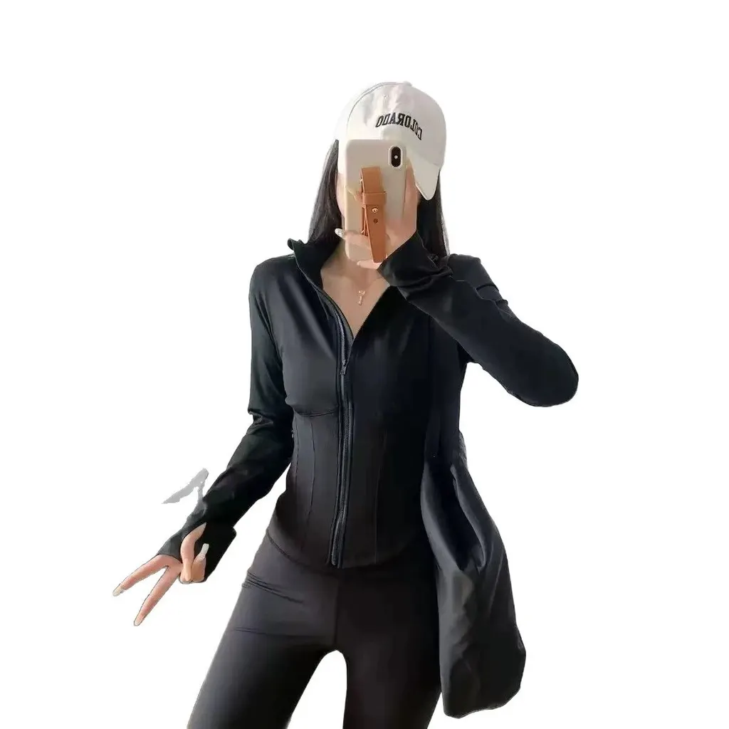 Veste de yoga zippée