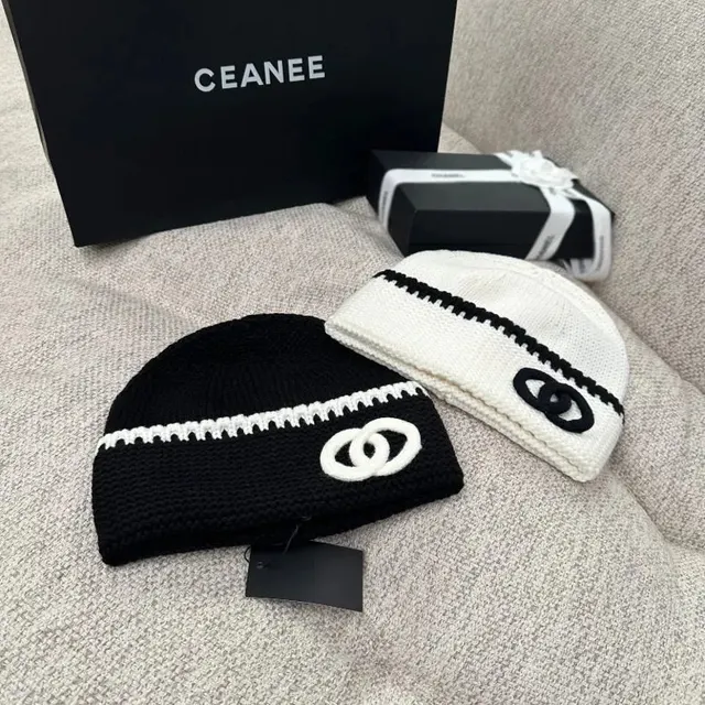 Bonnet Chanel en laine
