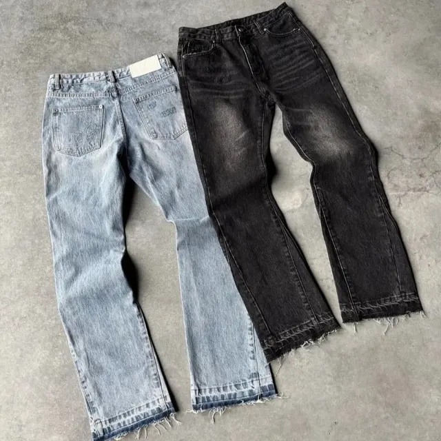 Jean flare délavé