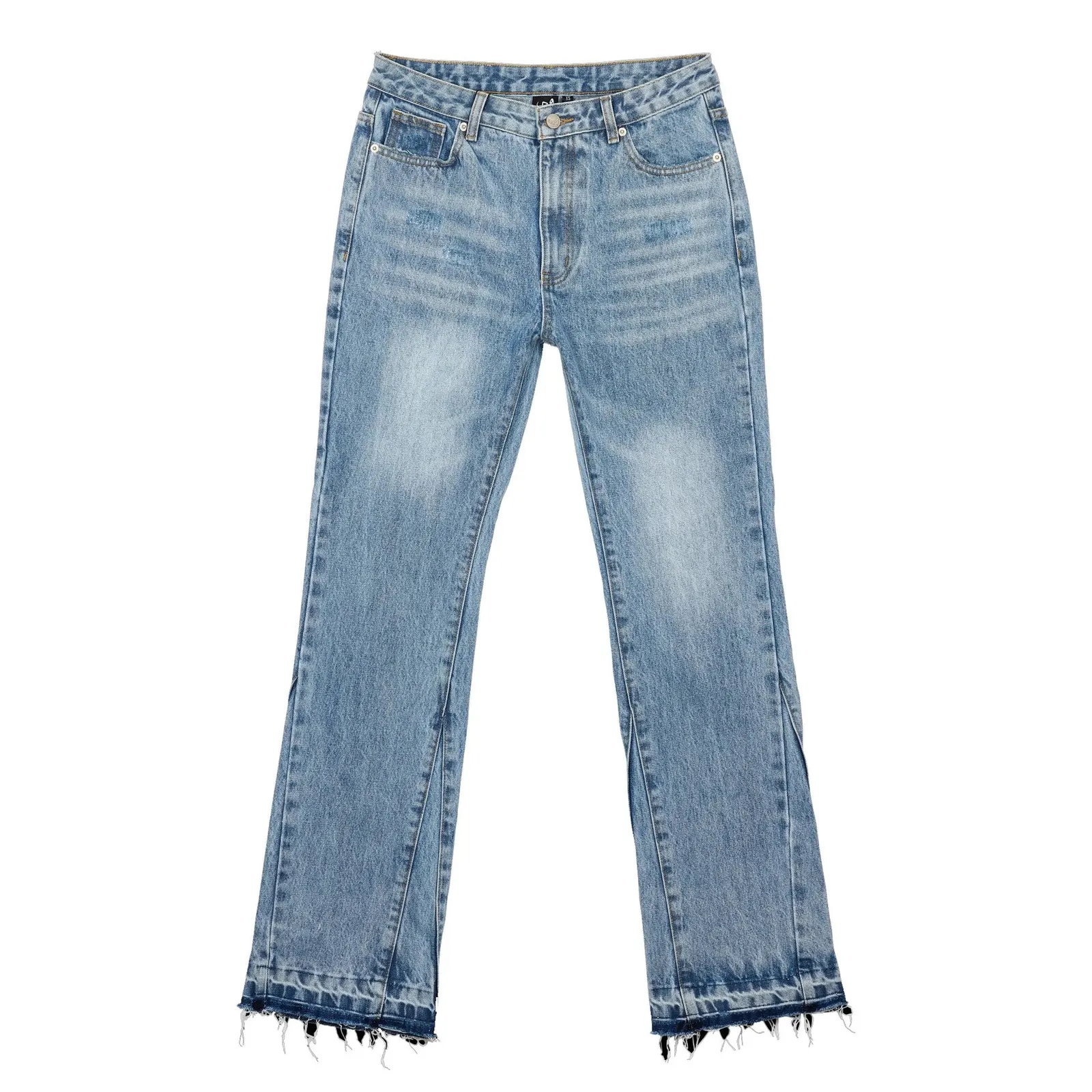 Jean flare délavé