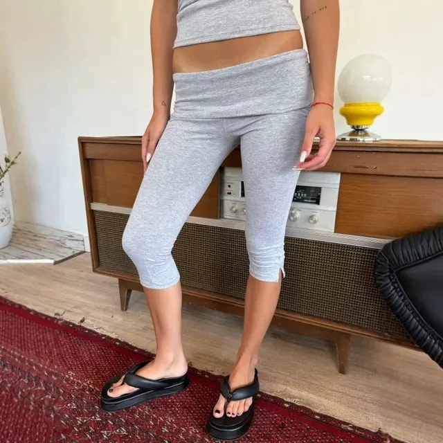 Legging capri taille basse