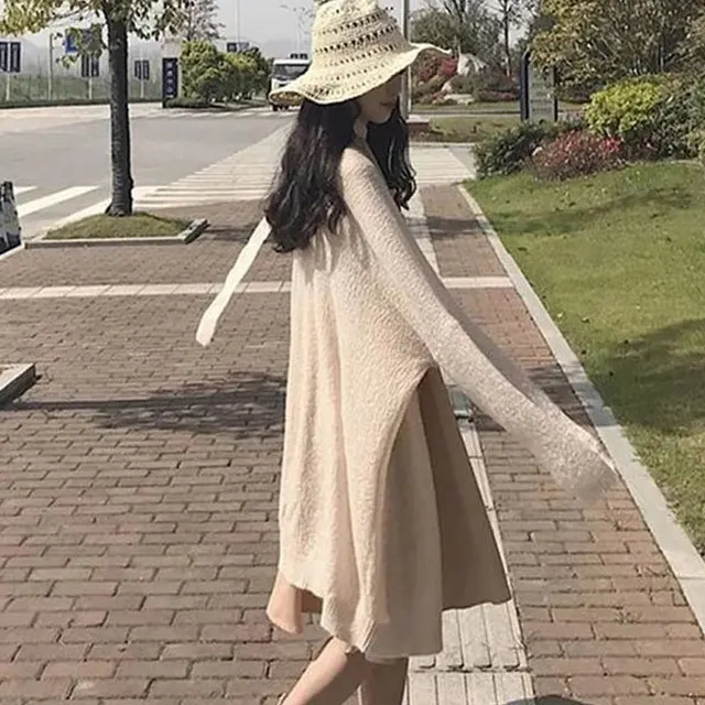 Cardigan long en maille