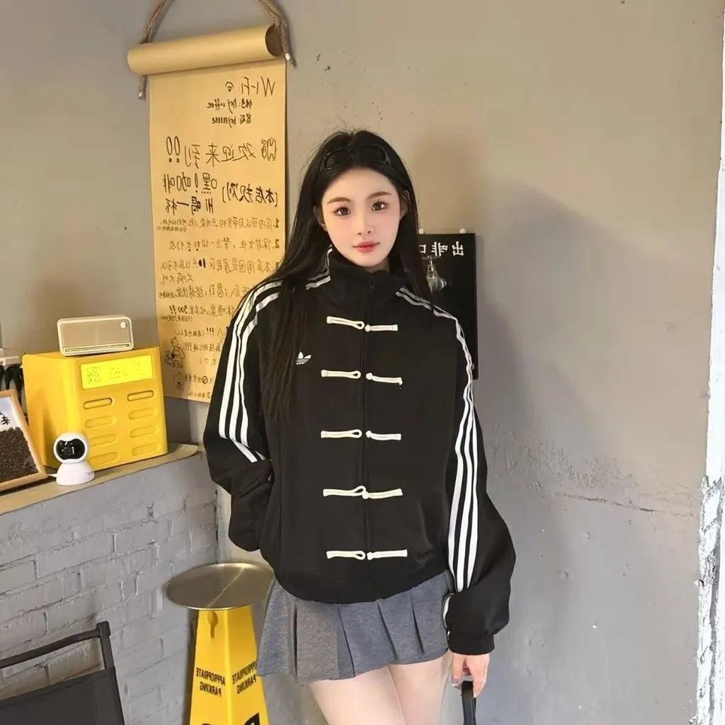 Veste adidas col mandarin
